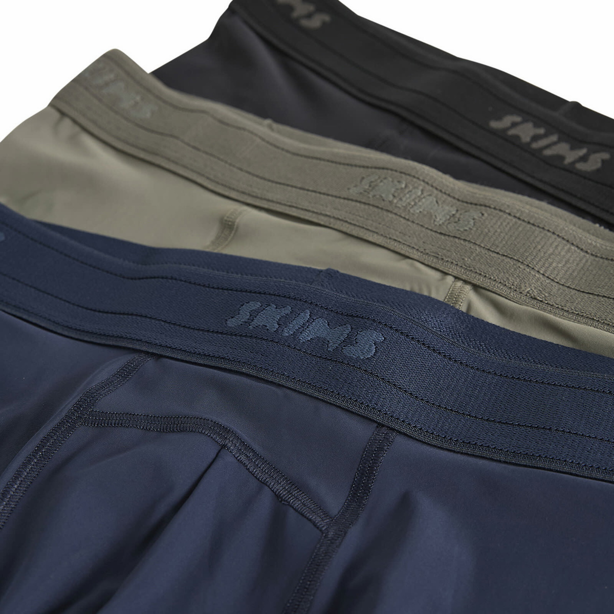 SKIMS Men's Sport Boxer Brief 5" - 3-Pack in Navy Gunmetal Multi