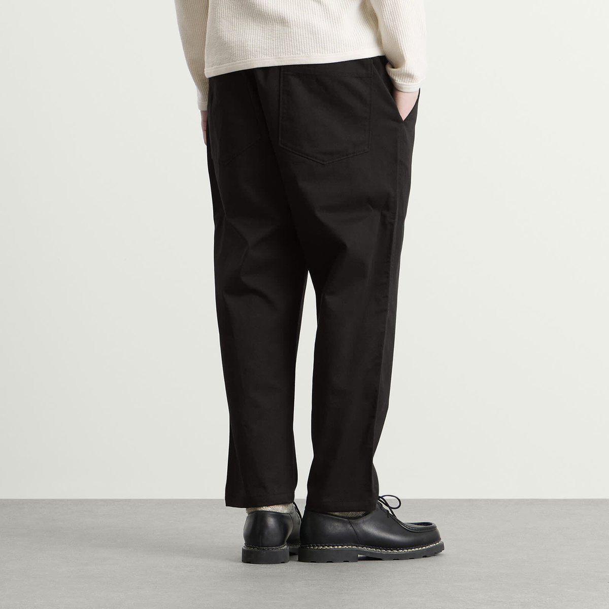 Universal Works Men's Twill Hi Water Trousers in Black