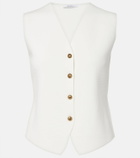Max Mara Knitted crêpe vest