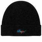 A Bathing Ape Women's Bape Beanie in Black 