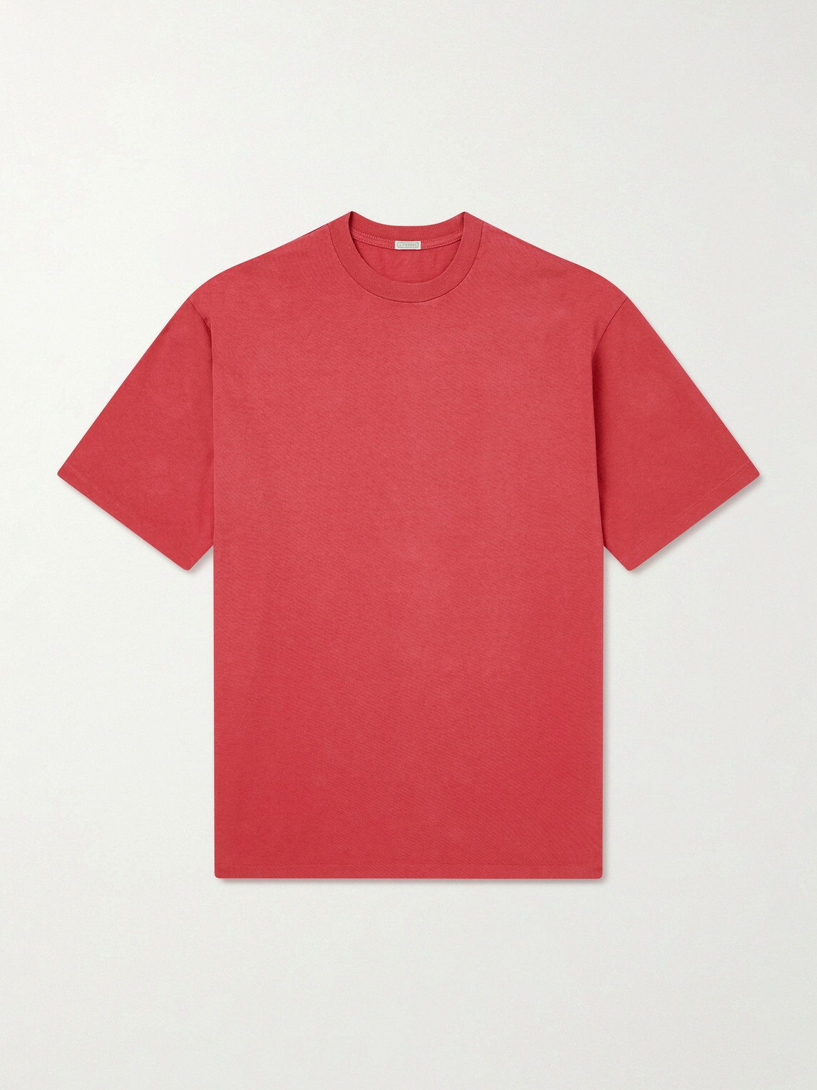 A.PRESSE - Cotton-Jersey T-Shirt - Red