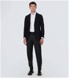 Giorgio Armani Wool and cashmere slim pants