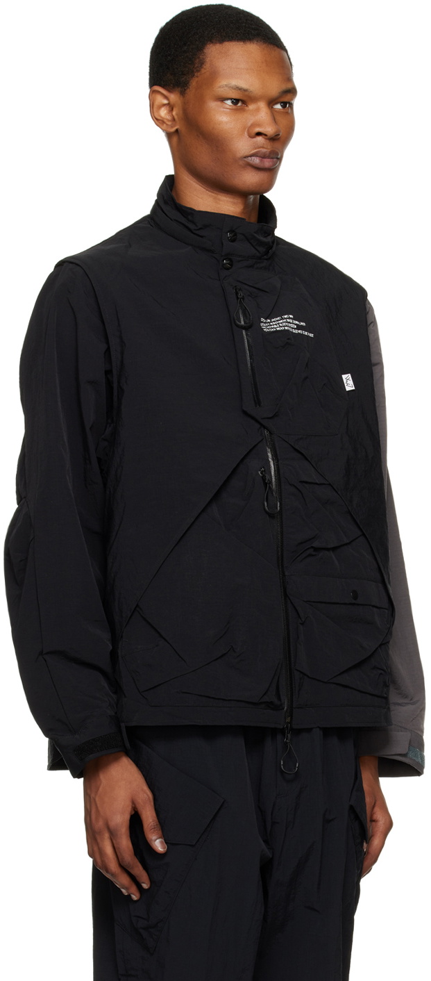 CMF Outdoor Garment Black Overlay Convertible Jacket CMF Comfy