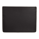 Maison Kitsune Black Tricolor Logo Card Holder