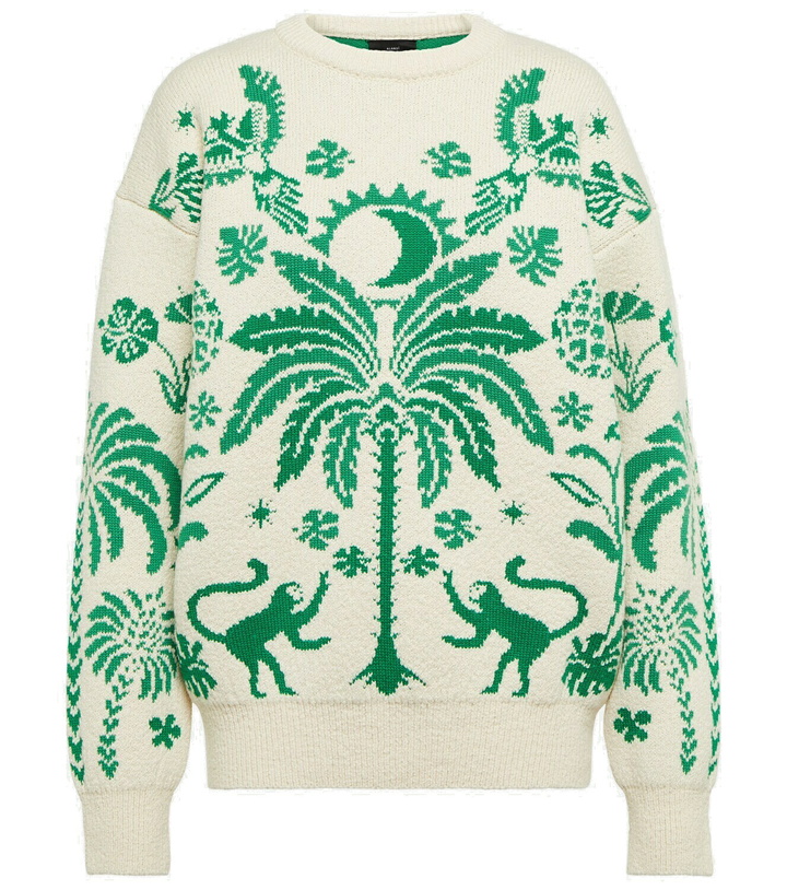 Photo: Alanui - Explosion of Nature jacquard sweater
