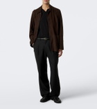 Saman Amel David cashmere and silk polo sweater