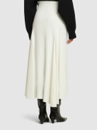 VICTORIA BECKHAM Spiral Seam Fine Ribbed Skirt