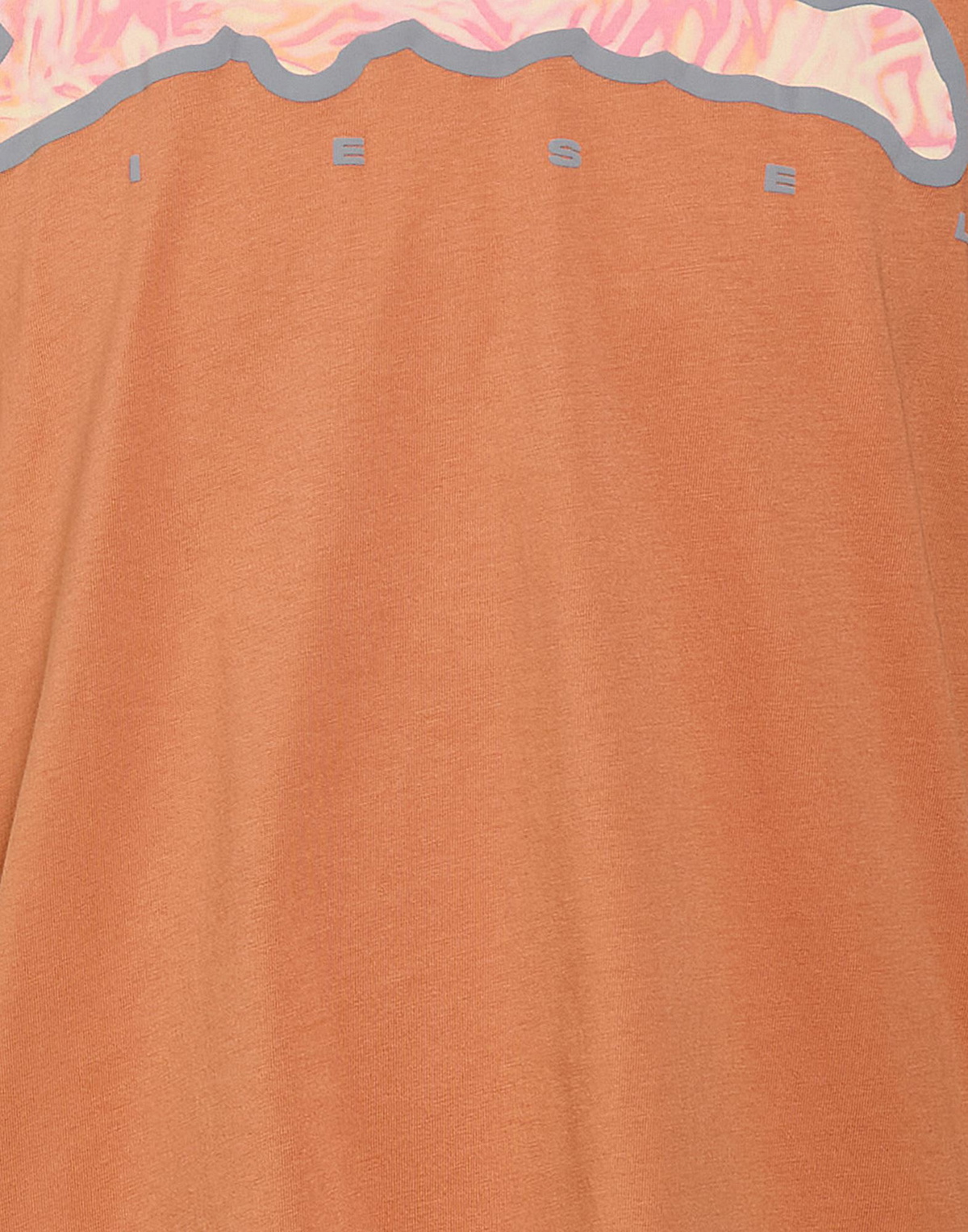 Diesel Mens T-shirt Rust