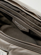 Maison Margiela - Glam Slam Logo-Appliquéd Padded Quilted Leather Messenger Bag
