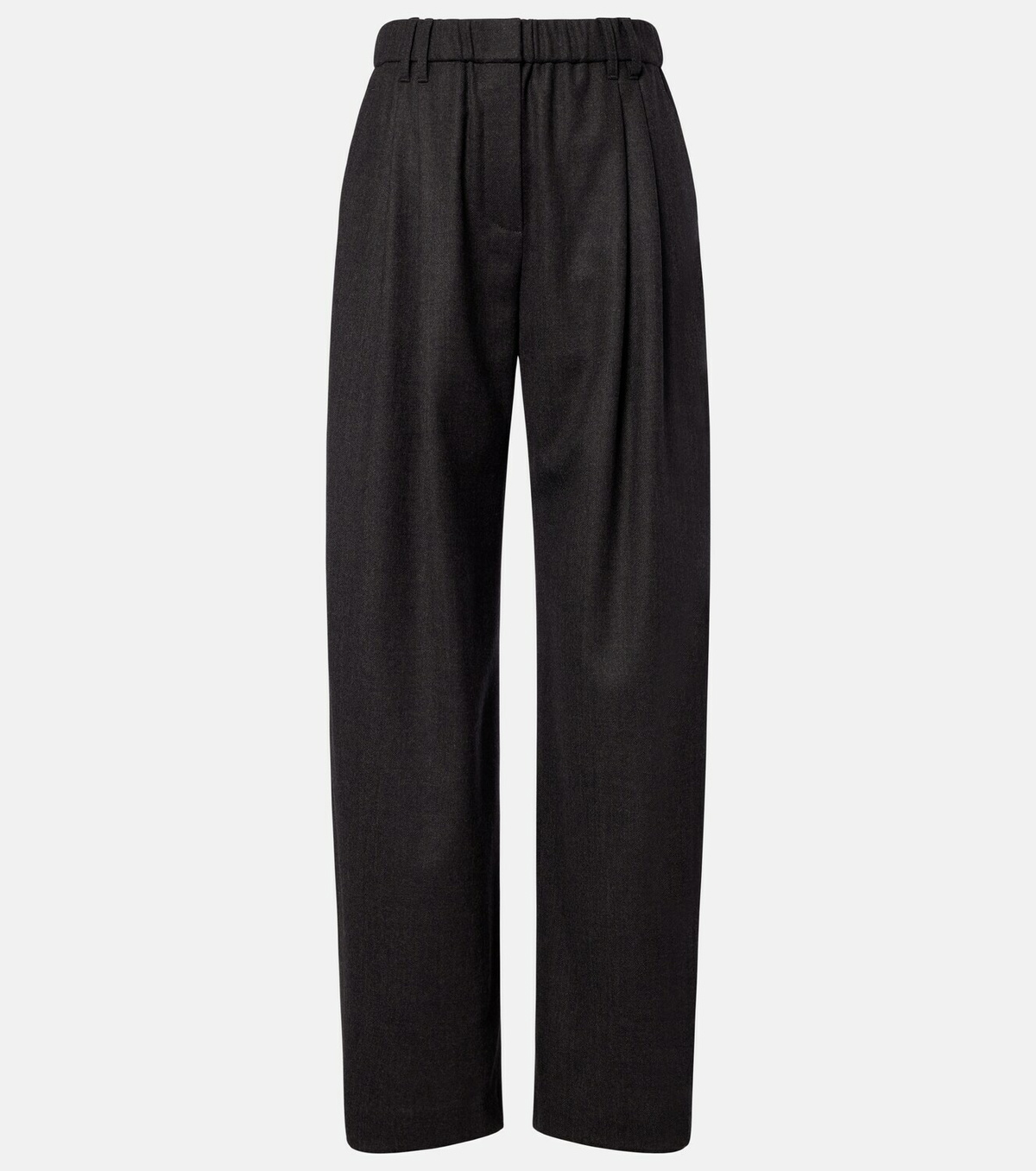 Brunello Cucinelli Monili virgin wool wide-leg pants