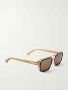 Zegna - Geometric Square-Frame Acetate Sunglasses