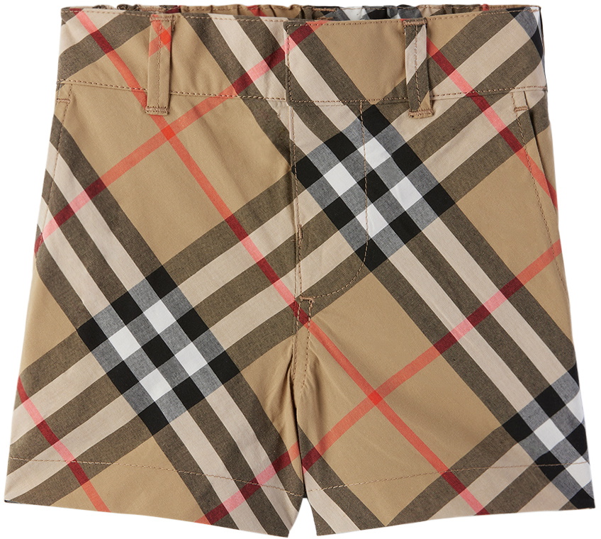 Burberry Baby Tan Check Shorts