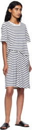 Weekend Max Mara Navy & White Pireo Minidress