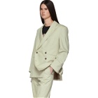 Aries Beige Gabardine Suit Blazer