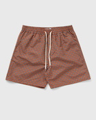 Les Deux Stan Aop Swim Shorts 2.0 Brown - Mens - Swimwear