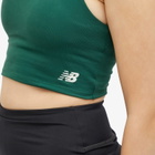 New Balance Women's Soft Bra Top in Nightwatch Green