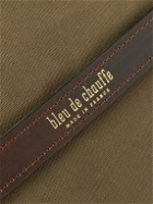 Bleu de Chauffe - Zephir Leather-Trimmed Coated-Canvas Holdall