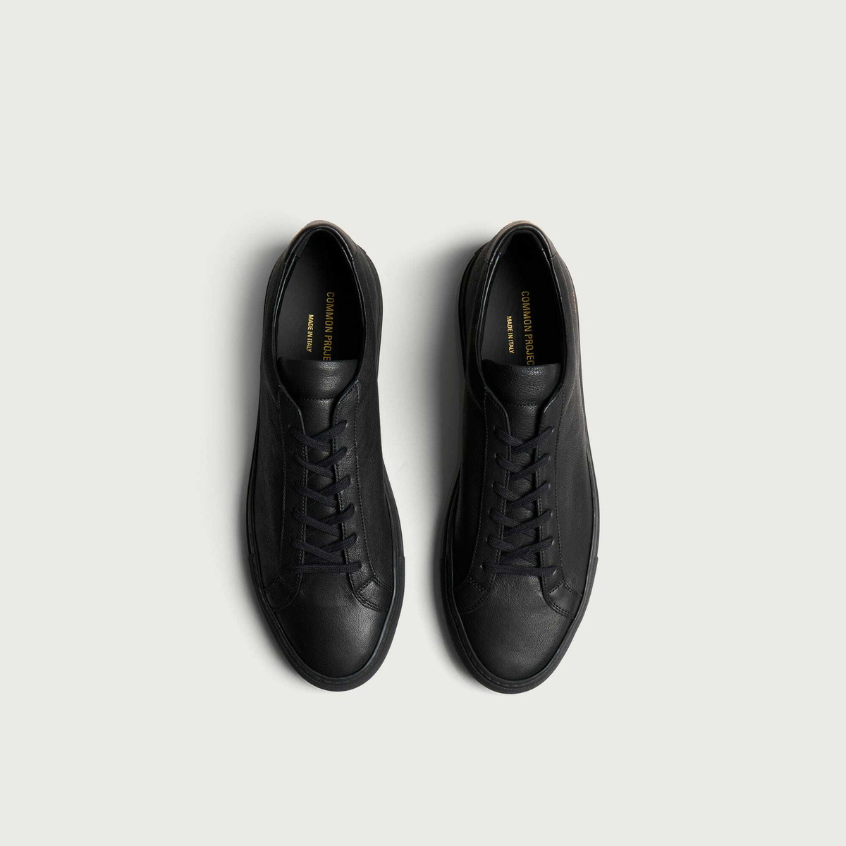 Common Projects Men's Achilles Leather Sneaker in Black