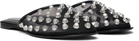 Alexander Wang Black Rhodes Flat Slippers