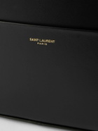 SAINT LAURENT - Logo-Print Leather Messenger Bag