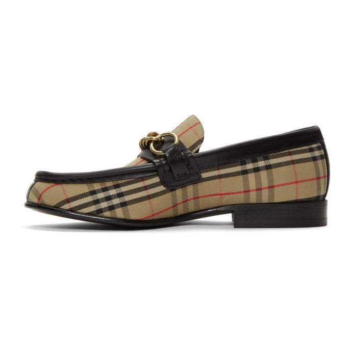 Burberry 1983 outlet check link loafer