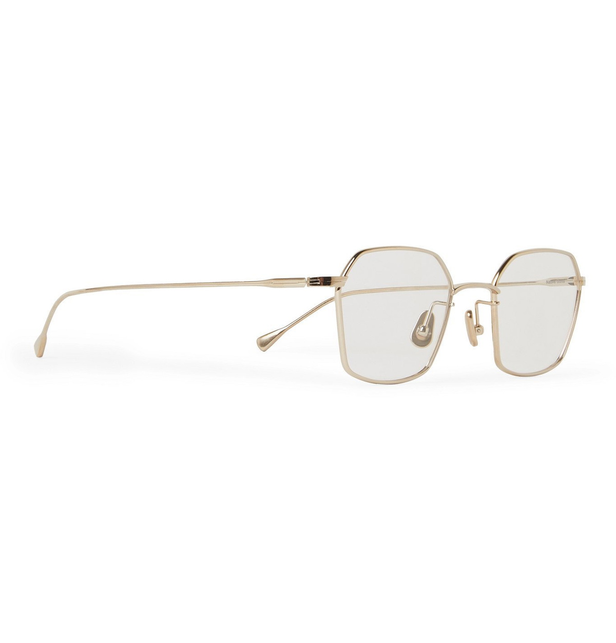 Native Sons - Chino Hexagon-Frame Gold-Tone Optical Sunglasses