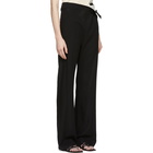 Ann Demeulemeester Black Wool Trousers