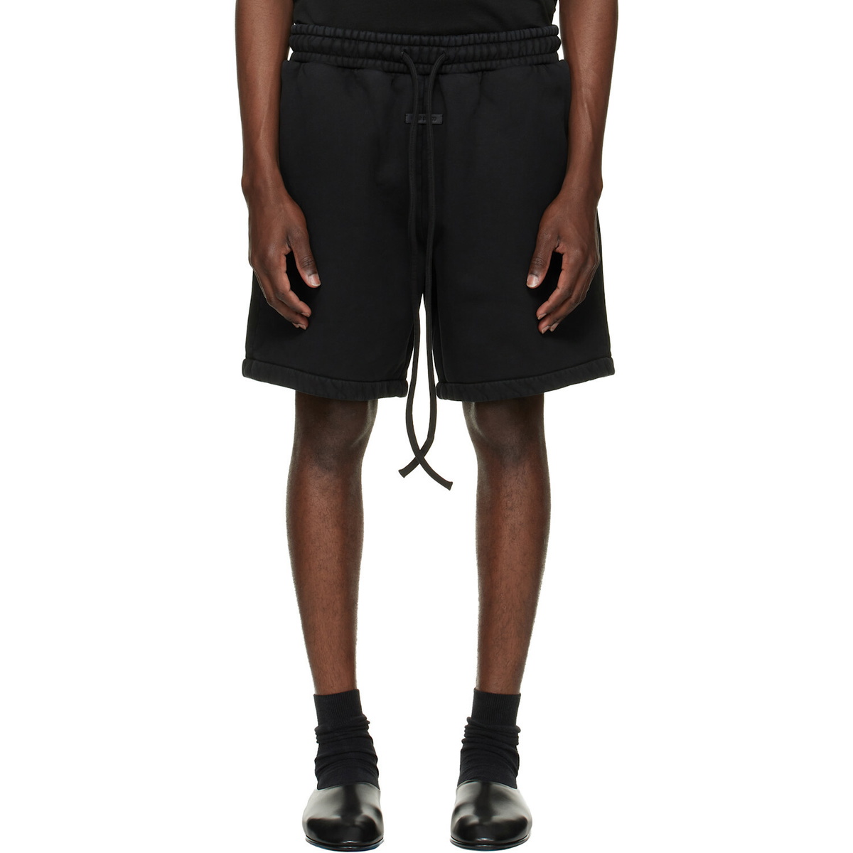 Fear of God Black Vacation Sweat Shorts