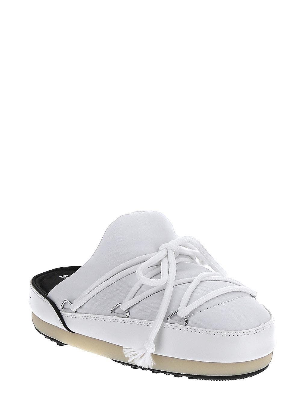 Moon Boot White Icon Mule In Nylon