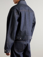 AGOLDE - Blaze Oversized Cropped Denim Jacket - Blue