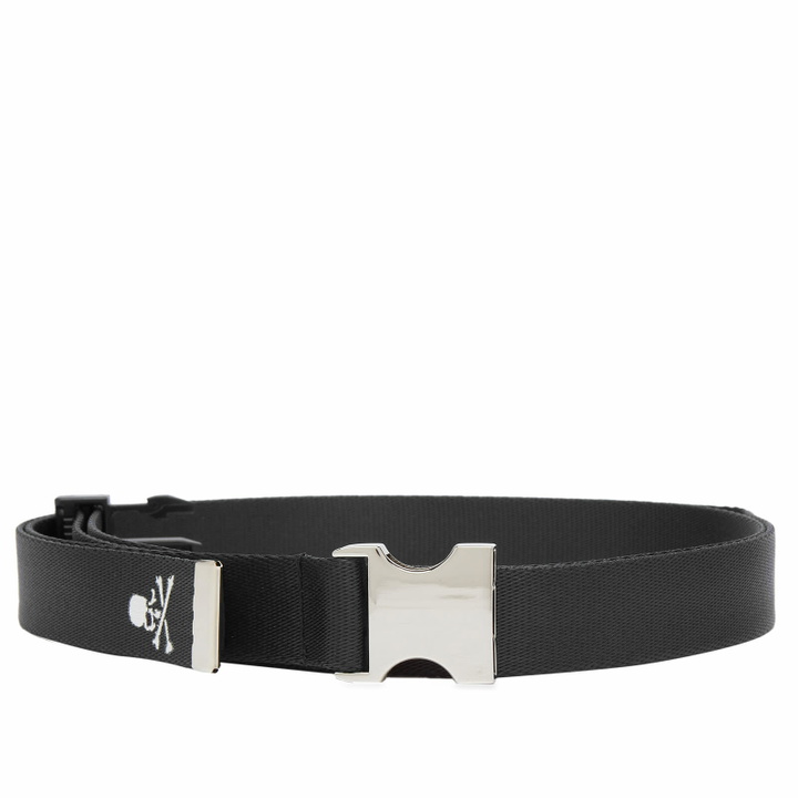 Photo: MASTERMIND WORLD Men's Logo Tape Belt in Black