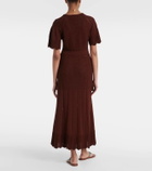 Eres Imaginaire cotton-blend maxi dress