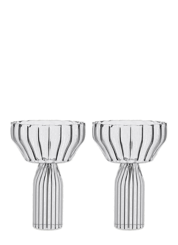 Photo: Set of Two Margot Champagne Coupes in Transparent