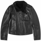 Rick Owens Men's Bauhaus Flight Jacket in Black