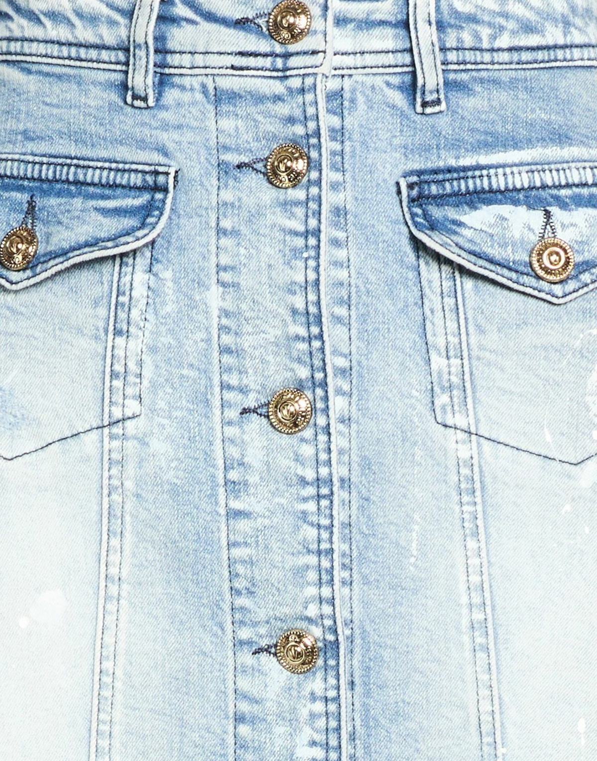 Versace Jeans Couture Womens Denim skirt in Blue