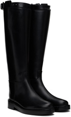 Ann Demeulemeester Black Stan Riding Tall Boots