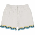 Casablanca Men's Silk Shorts in Casa Way