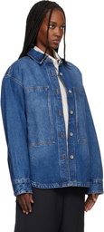 Studio Nicholson Blue Paso Denim Shirt