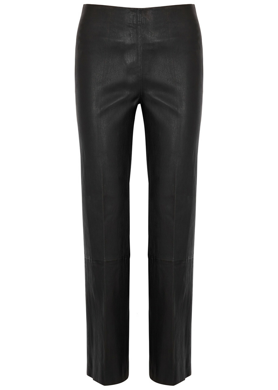 Day Birger ET Mikkelsen Madisson Black Leather Trousers