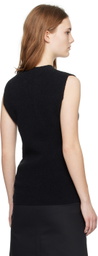 TOTEME Black V-Neck Tank Top