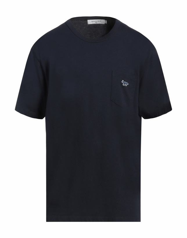 Photo: Maison Kitsuné Mens T-shirt Midnight in Blue