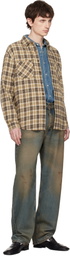 Nudie Jeans Brown Julian Worker Shirt