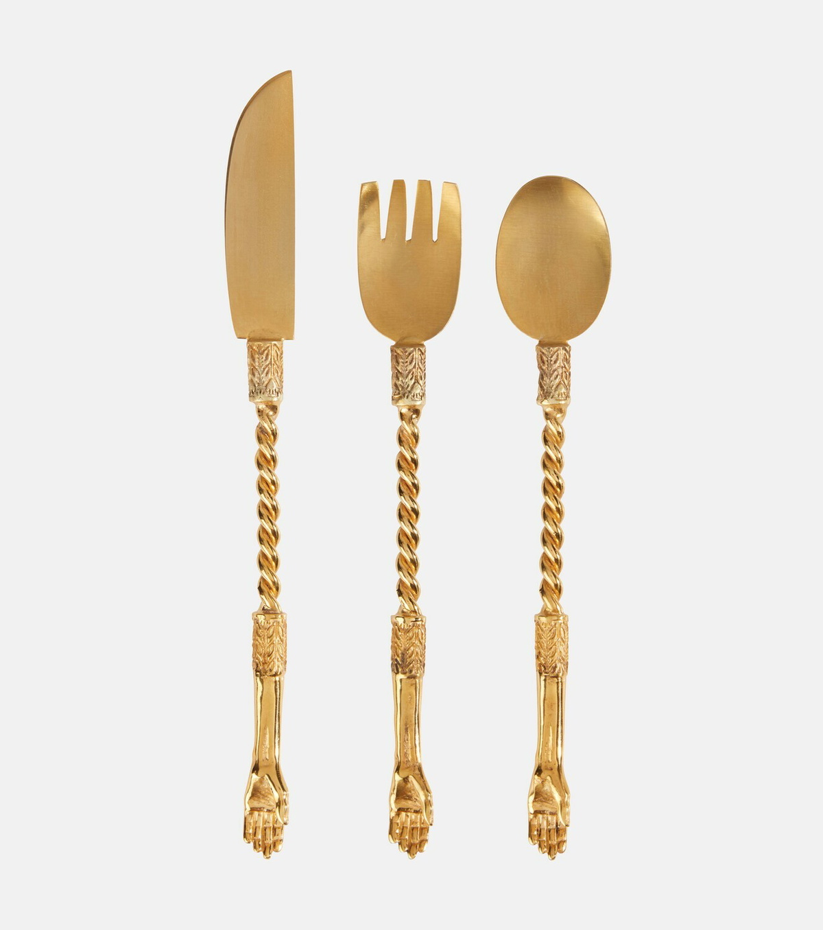 Natalia Criado Gold-plated cutlery set