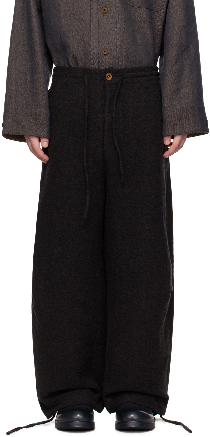 Aviva Jifei Xue Black Parachute Trousers