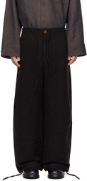 Aviva Jifei Xue Black Parachute Trousers