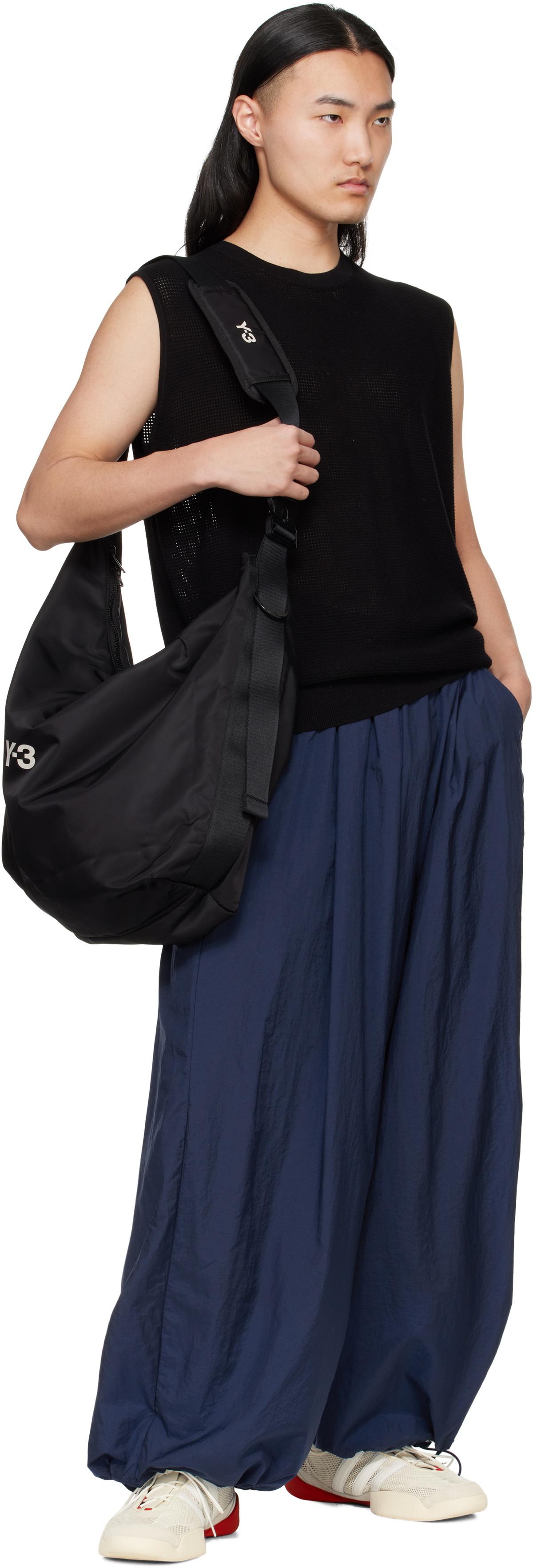 Y-3 Black Sacoche Bag