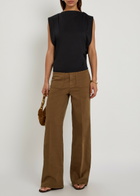 Frame Le Slim Palazzo Wide-leg Jeans Brown
