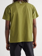 Abc. 123. - Logo-Appliquéd Cotton-Jersey T-Shirt - Green