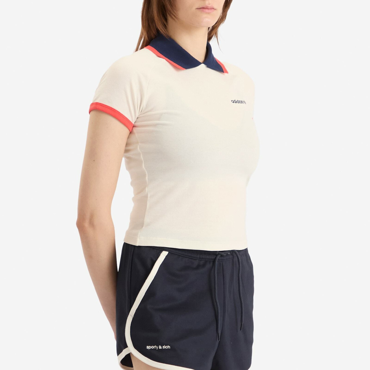 Adidas Women's Polo Shirt in Off White