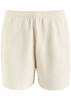 Represent Owners Club Logo Cotton Shorts Beige